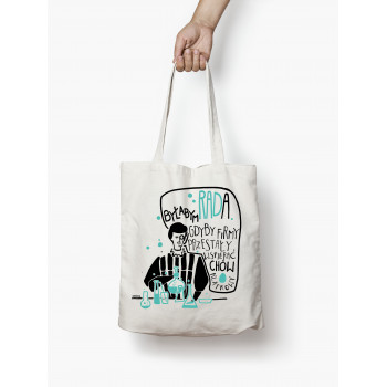 Printed cotton bag Curie