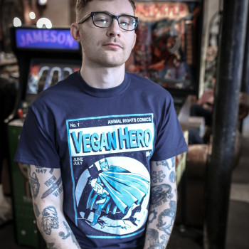 Vegan Hero Bat - Men's T-Shirt