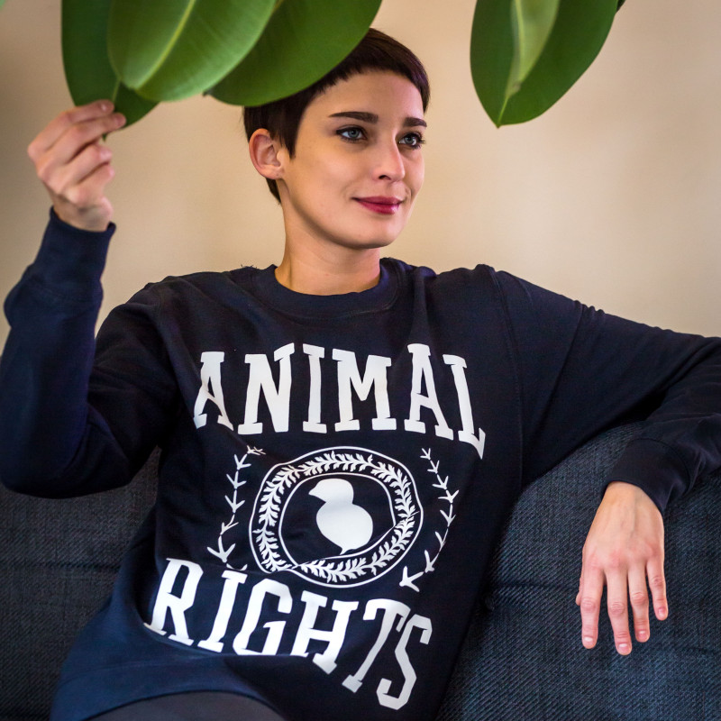 Animal Rights University - Sweatshirt - Navy
