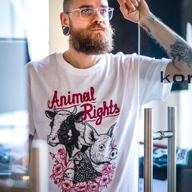 Animal Rights - Men's T-Shirt - White