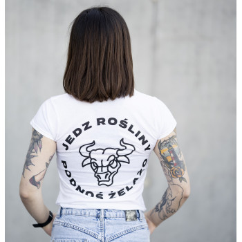 Jasna Strona Mocy Bull - koszulki z nadrukiem wege