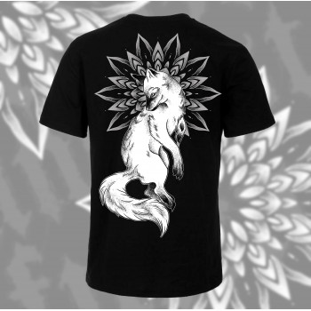 Tylny nadruk t-shirtu Tatuaże Zamiast Futra Fox