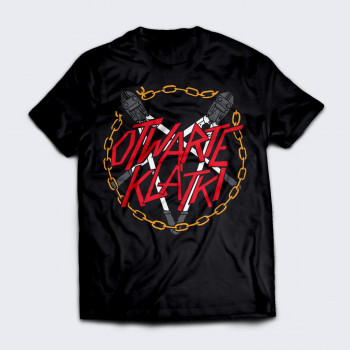 Koszulka Otwarte Klatki inspirowana logo zespołu Slayer