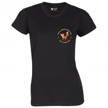 Fox - Women's Black T-Shirt