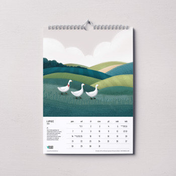 Wall calendar Otwarte Klatki 2025