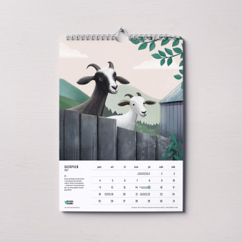 Wall calendar Otwarte Klatki 2025