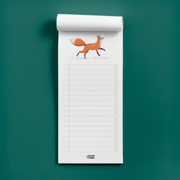 Notebook Foxes - To Do List