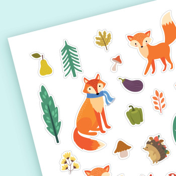 "Foxes" - Stickers Set