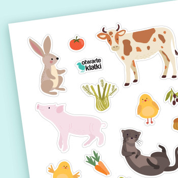 "Animals" - stickers set