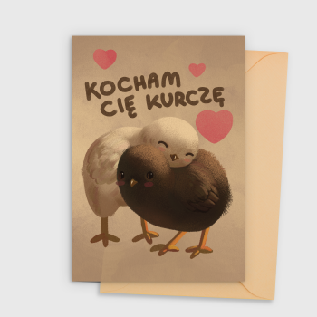 Greetings Card "I Love You, Chick"