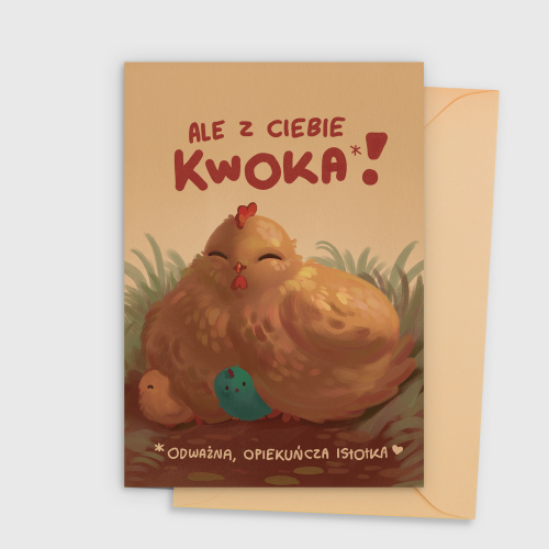 Greetings Card "What A Hen You Are"