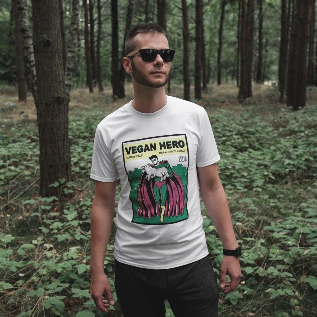 Vegan Hero Super - Koszulka Męska