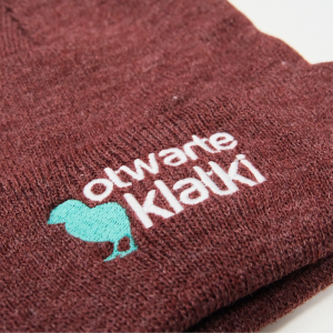 Otwarte Klatki - Czapka z Logo - Rozmiar uniwersalny, Bordowy