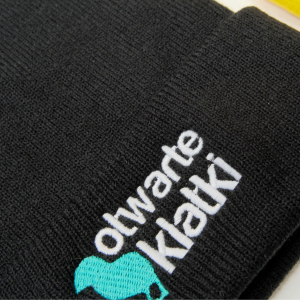 Otwarte Klatki - Czapka z Logo - Rozmiar uniwersalny, Czarny